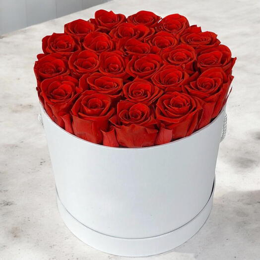 Stabilized Red Eternal Rose Bouquet