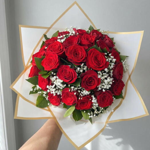 Bouquet de roses rouges