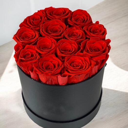 Stabilized Eternal Rose Red 13 pcs