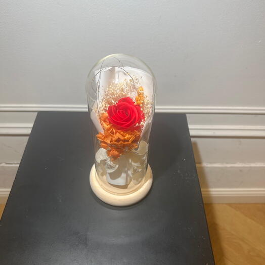 Клош Яркое Сердце красный