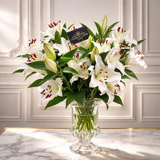 Bouquet de Lys blanche