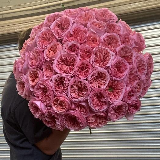 Bouquet of garden roses Pink expression