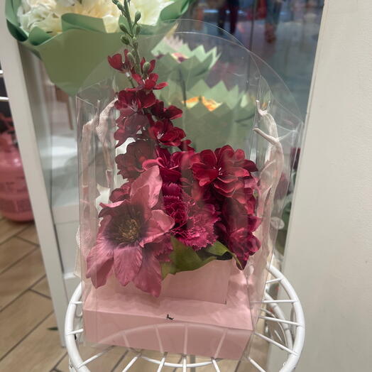 Sac fleurs artificielles