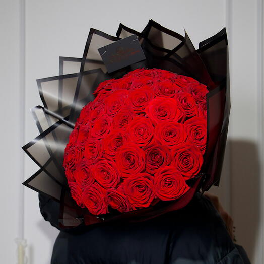 Stunning Bouquet of 51 Scented Red Roses