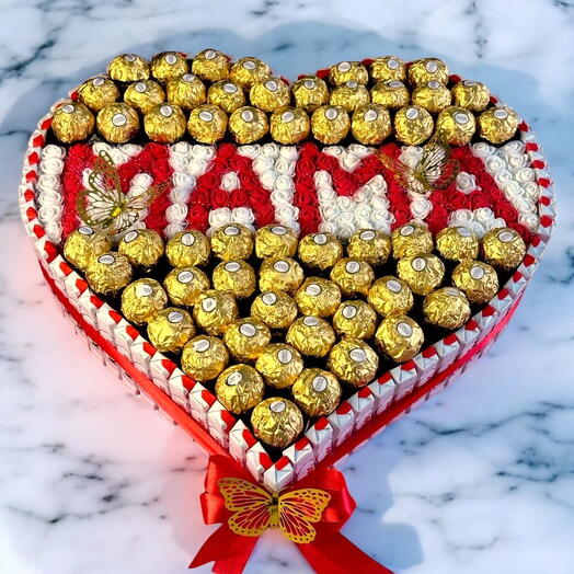 Heart-shaped chocolate box – Ferrero Rocher