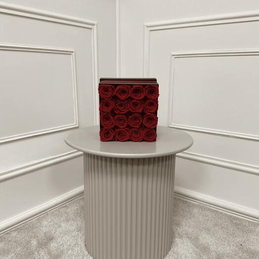 Квадратная вечная роза