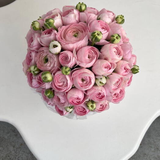 Small box of ranunculus