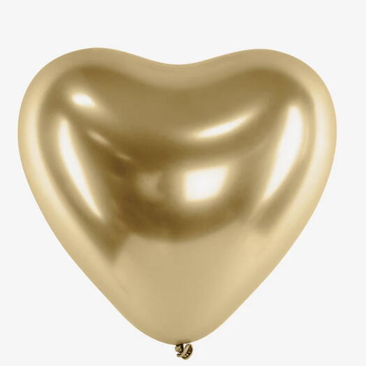 Золотой гелиевый шар