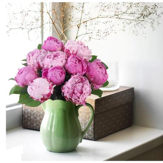 Bouquet de Pivoines Violettes "Eclat d Amethyste" - Livraison Paris   IDF