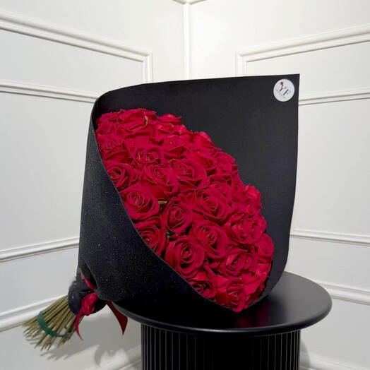 Красная роза 50
