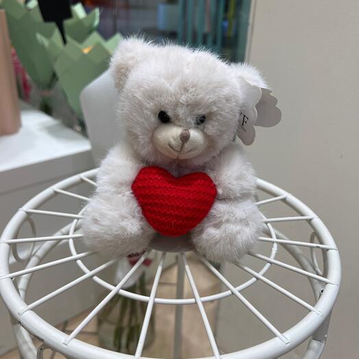 Mini ourson cœur rouge