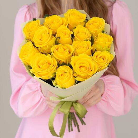 11 Yellow Roses