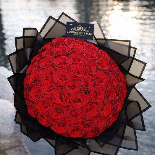 Bouquet 41 roses fraîches parfumees