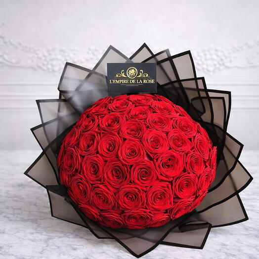 Stunning Bouquet of 51 Scented Red Roses