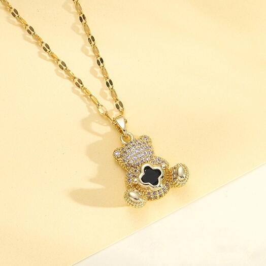 Collier Ours Brillant – Charme et Elegance