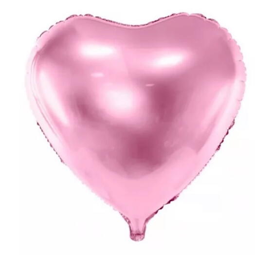 Гелиевый шар пастельно-розовый