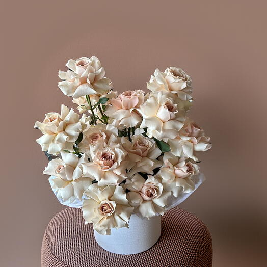 45 Roses Quicksand Reflexed by Hand